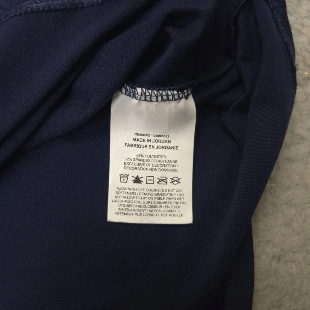 Nike Running Quarter Zip Pullover Mens XL Navy Special Olympics Logo Dri Fit